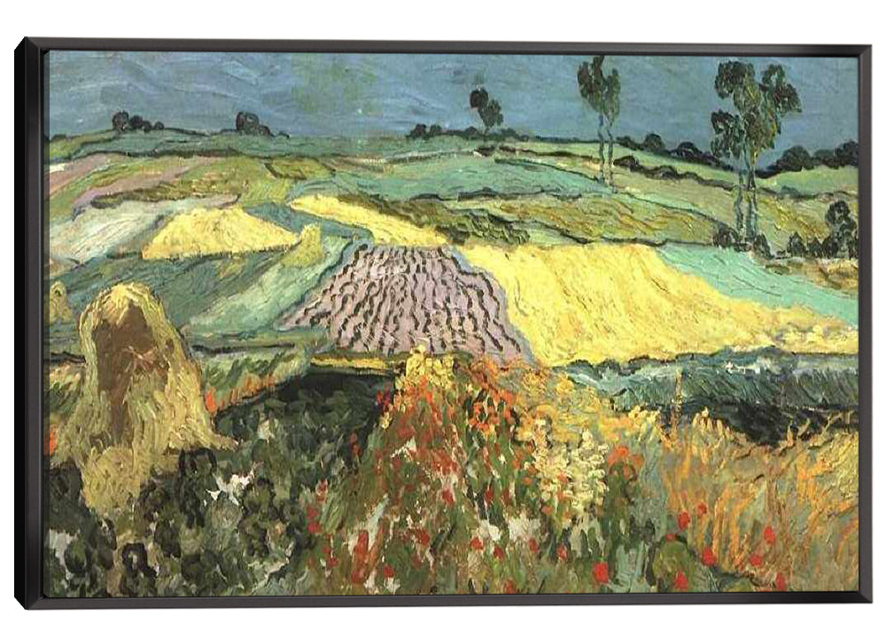Wheat Fields near Auvers Canvas Art