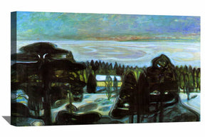 White Night Canvas Art