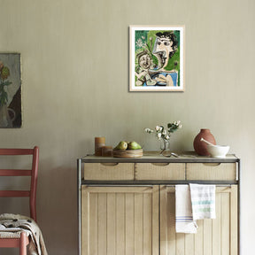 Pablo Picasso Wall Art Woman And Child Poster Framed Art