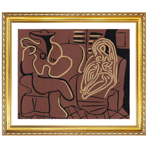 Pablo Picasso Wall Art Woman In An Armchair Poster Framed Art