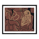 Pablo Picasso Wall Art Woman In An Armchair Poster Framed Art