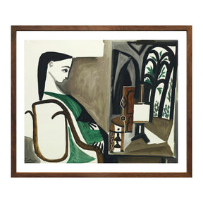 Pablo Picasso Wall Art Woman In The Workshop Poster Framed Art