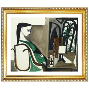 Pablo Picasso Wall Art Woman In The Workshop Poster Framed Art