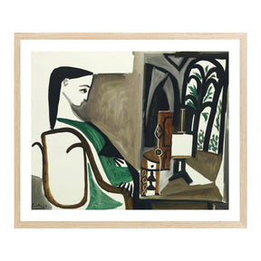 Pablo Picasso Wall Art Woman In The Workshop Poster Framed Art