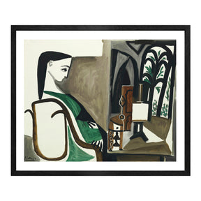 Pablo Picasso Wall Art Woman In The Workshop Poster Framed Art