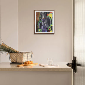 Pablo Picasso Wall Art Woman Seated Poster Framed Art