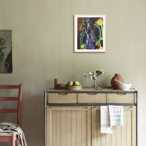 Pablo Picasso Wall Art Woman Seated Poster Framed Art