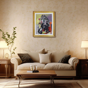 Pablo Picasso Wall Art Woman With Curling Hair Poster Framed Art