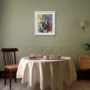 Pablo Picasso Wall Art Woman With Curling Hair Poster Framed Art