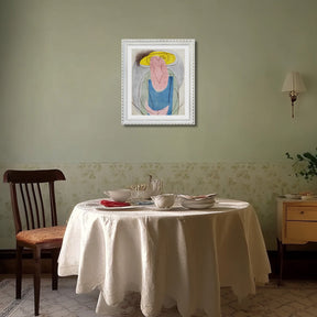 Pablo Picasso Wall Art Woman With Yellow Hat Poster Framed Art