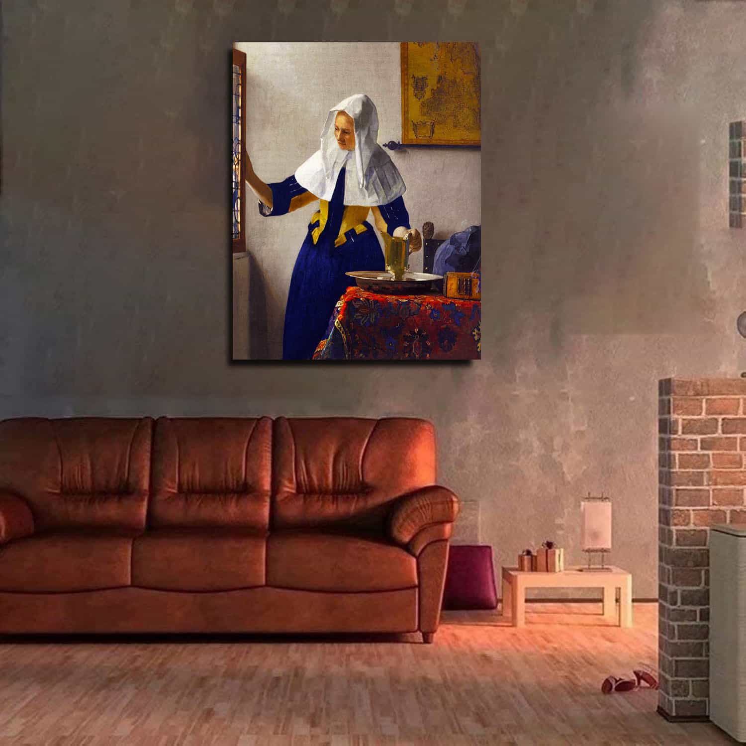 Woman with a Water Jug Canvas Art