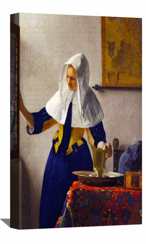 Woman with a Water Jug Canvas Art