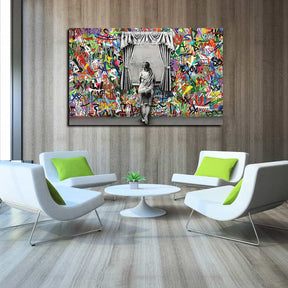 Women Window Edge Canvas Art