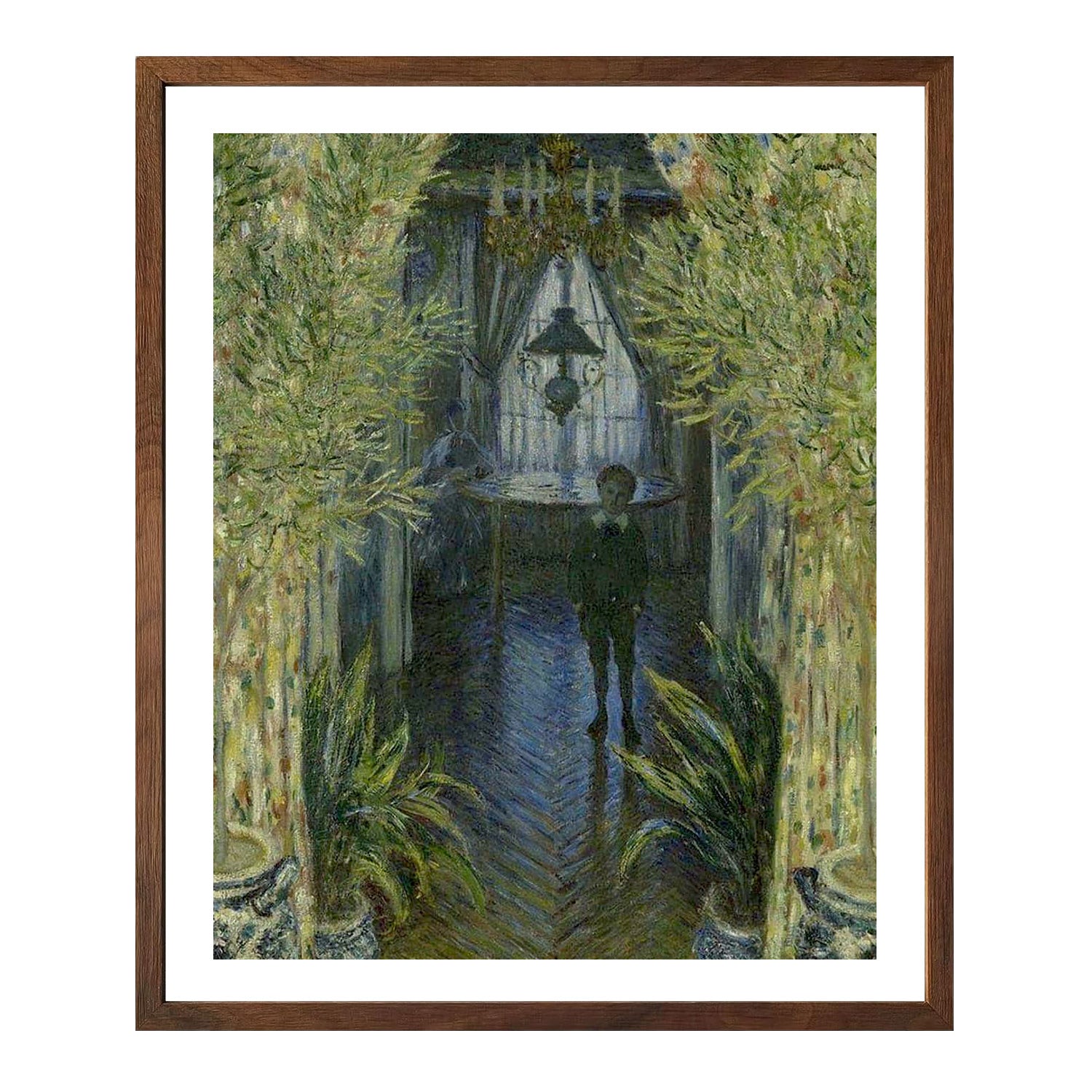 Claude Monet Wall Art A Corner Of The Apartment Poster Framed