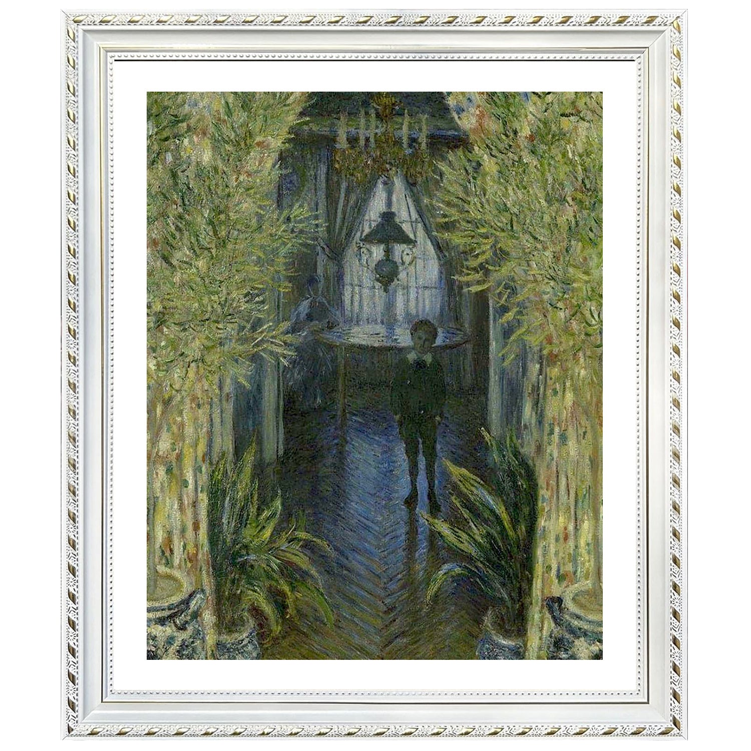 Claude Monet Wall Art A Corner Of The Apartment Poster Framed