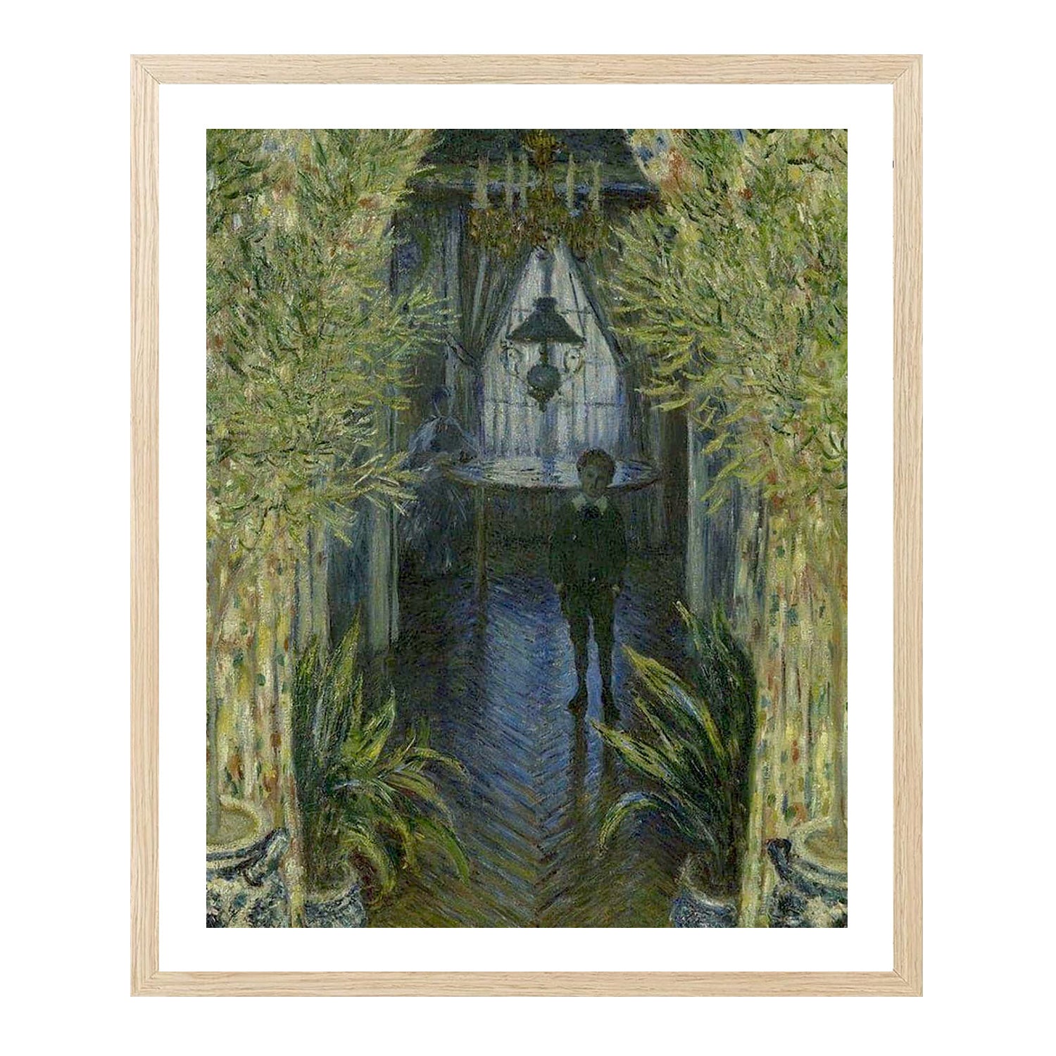 Claude Monet Wall Art A Corner Of The Apartment Poster Framed