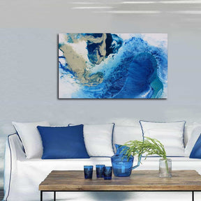 Blue Sea Canvas Art