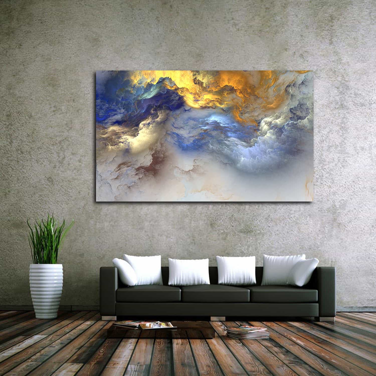Cloud D Canvas Art