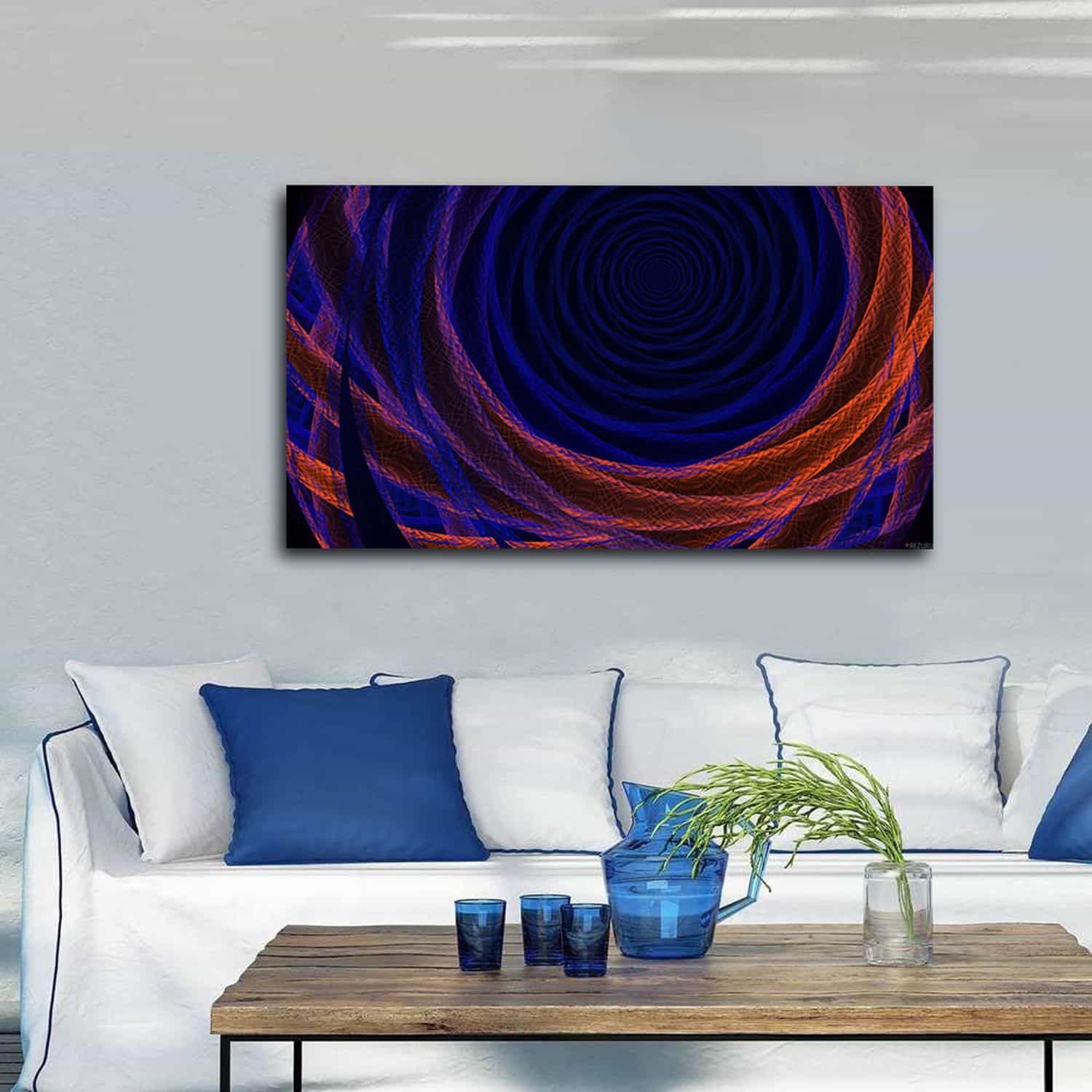 Blue Canvas Art