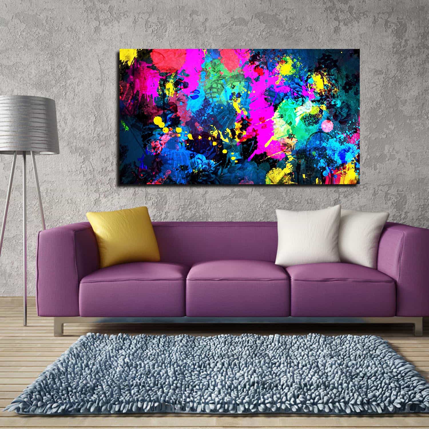 Palette Canvas Art