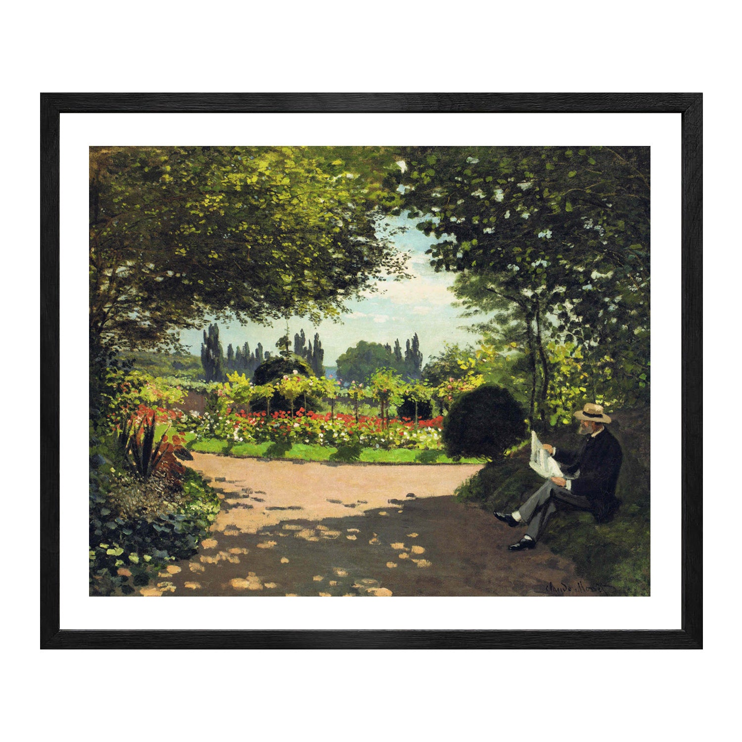 Monet Art Lane In Garden