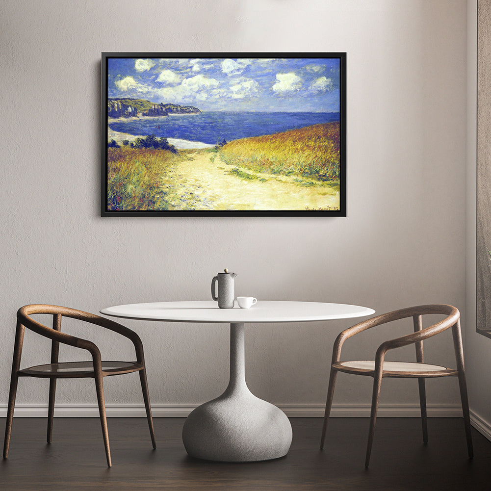 Alley Near Pourville Canvas Art