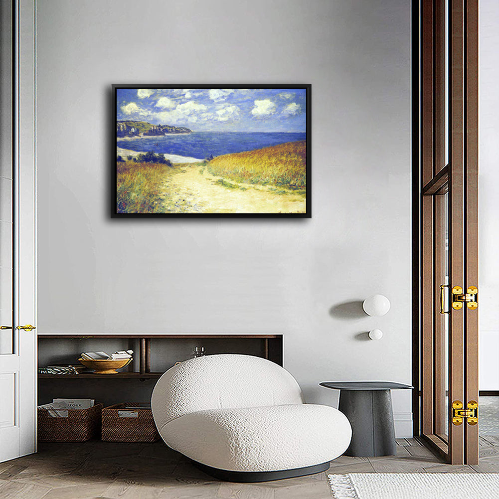 Alley Near Pourville Canvas Art