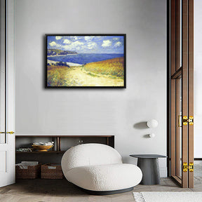 Alley Near Pourville Canvas Art