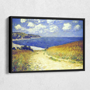 Alley Near Pourville Canvas Art