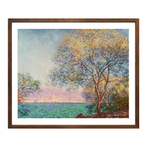 Claude Monet Wall Art Antibes In The Morning Poster Framed