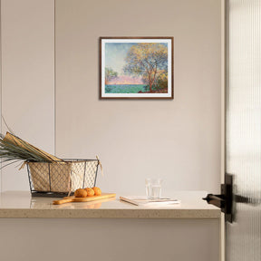 Claude Monet Wall Art Antibes In The Morning Poster Framed