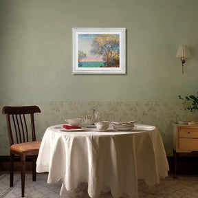 Claude Monet Wall Art Antibes In The Morning Poster Framed