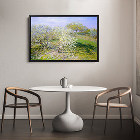 Apple Trees In Bloom Canvas Art