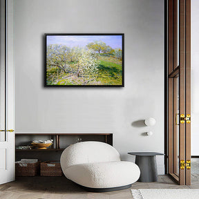Apple Trees In Bloom Canvas Art