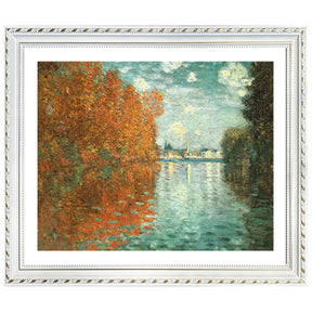 Claude Monet Wall Art Autumn Effect At Argenteuil Poster Framed