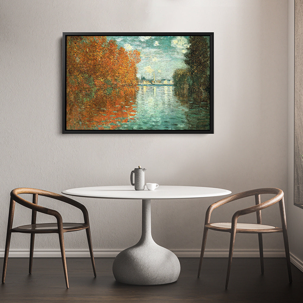 Autumn Effect At Argenteuil Canvas Art