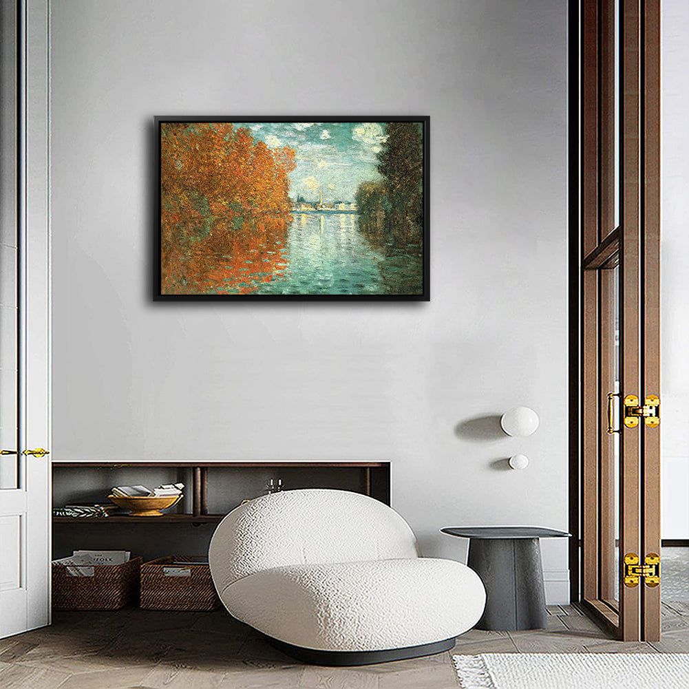 Autumn Effect At Argenteuil Canvas Art