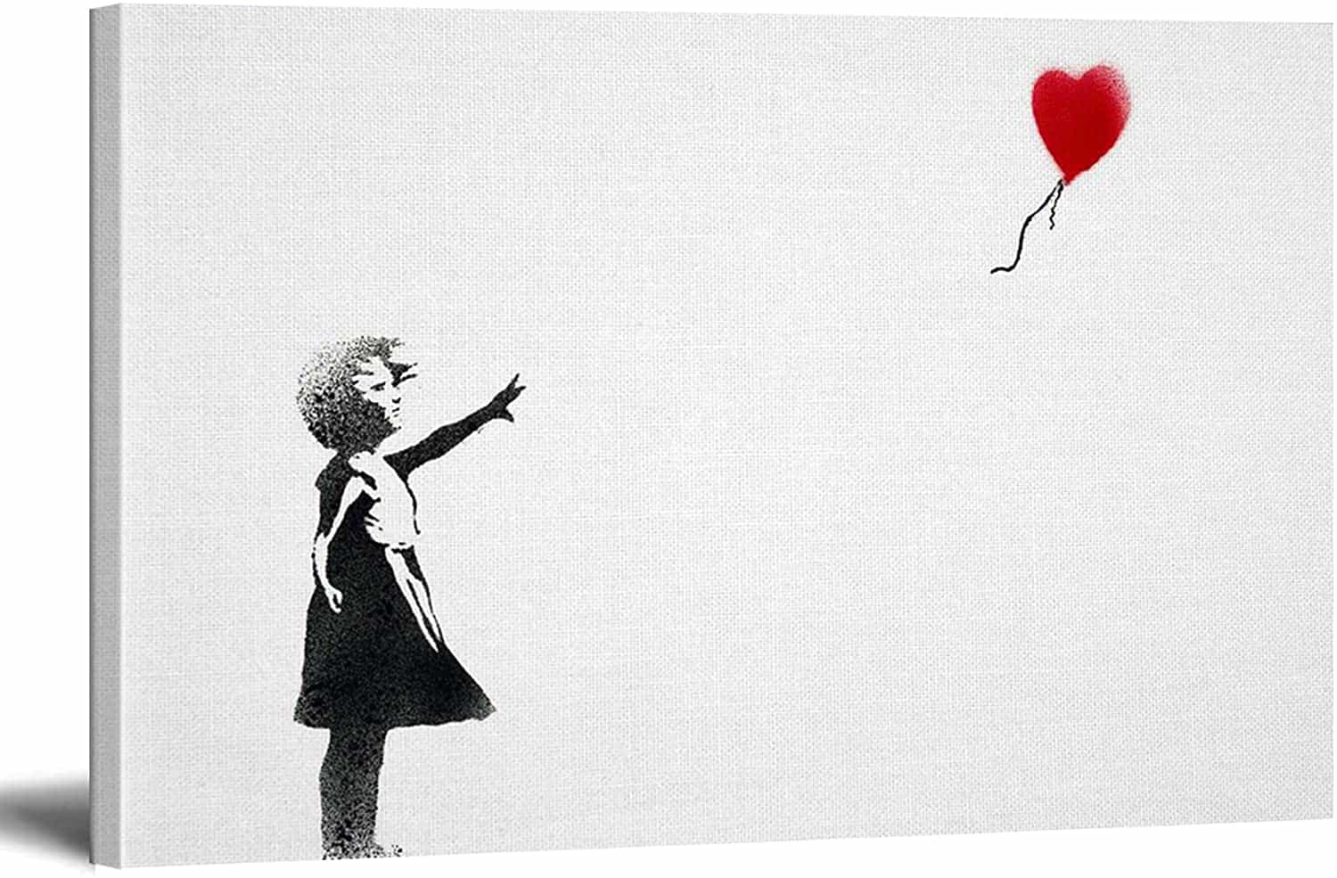 Balloon Girl Canvas Art