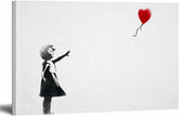 Balloon Girl Canvas Art