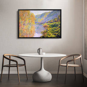 Banks Of The Seine At Jeufosse Canvas Art