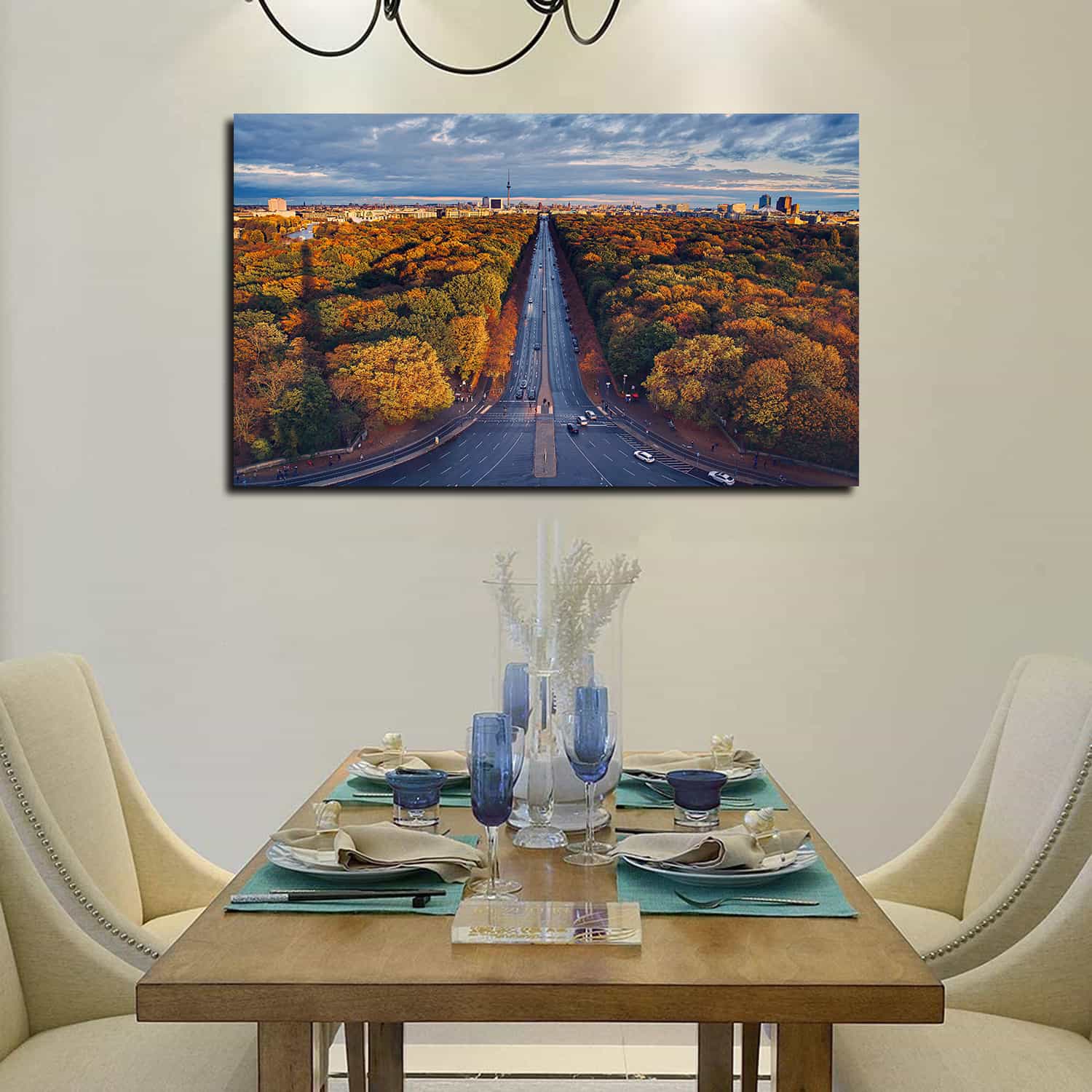 Berlin Roads Canvas Art