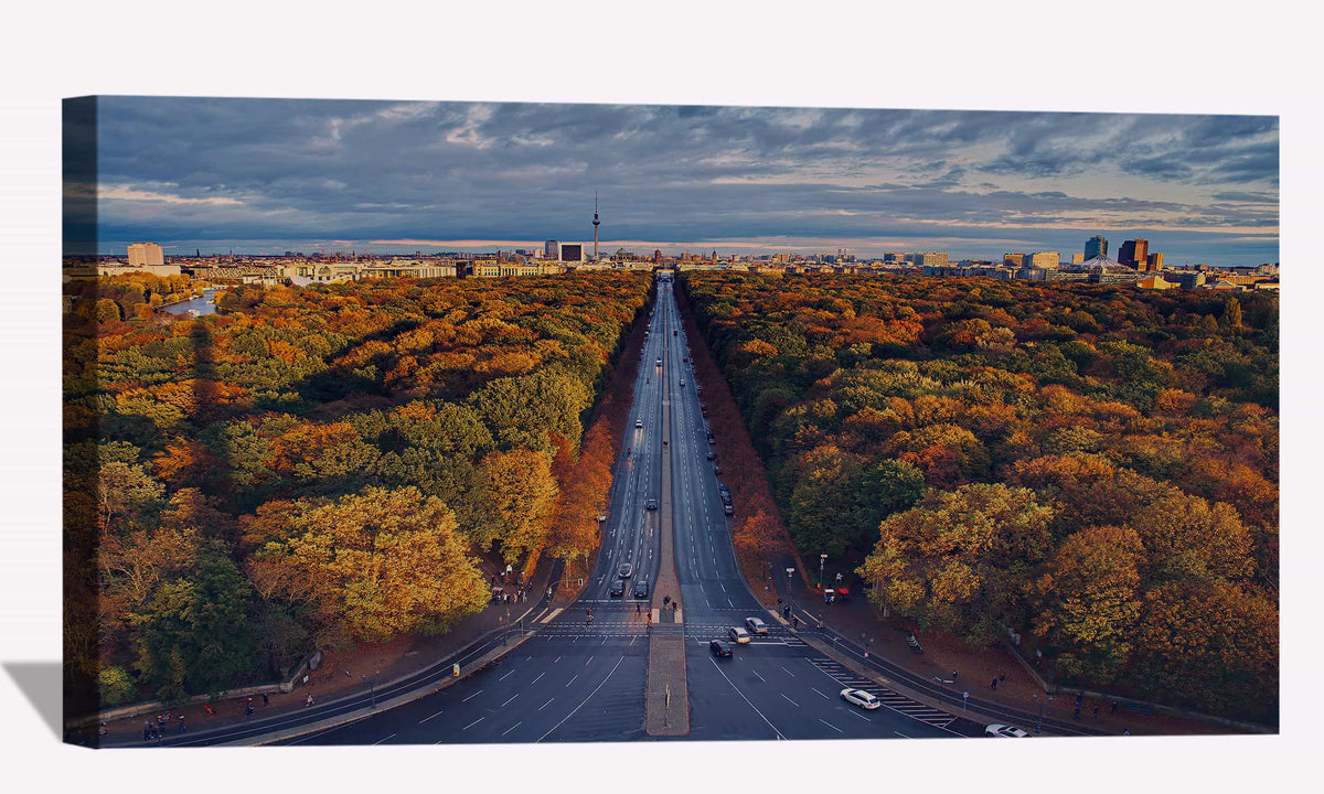 Berlin Roads Canvas Art