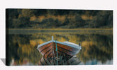 Boat Nature Reflection Canvas Art