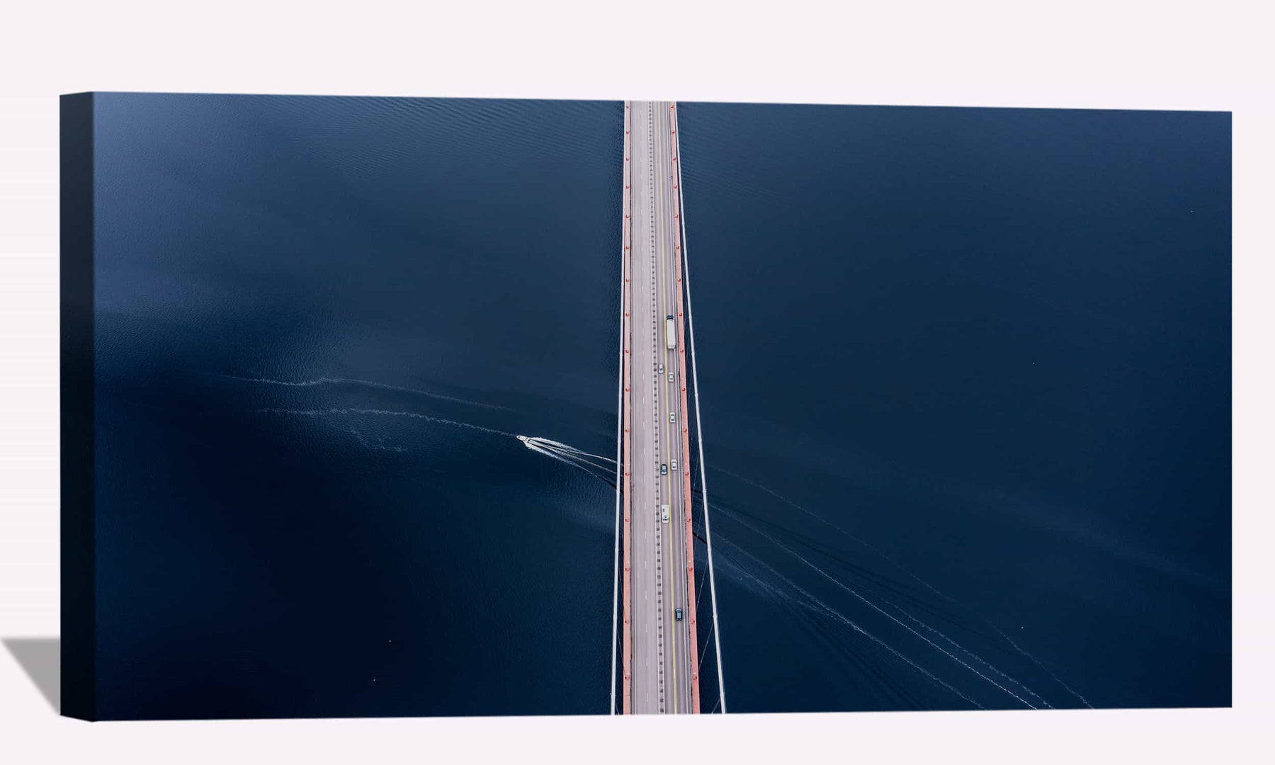 Bridge Under Blue Sky Canvas Art