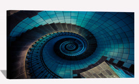 Brittany France Stairs Abstract Canvas Art