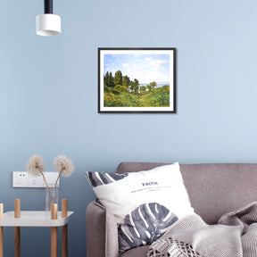 Claude Monet Wall Art By The Sea Poster Framed