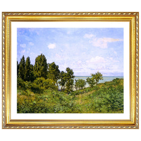 Claude Monet Wall Art By The Sea Poster Framed