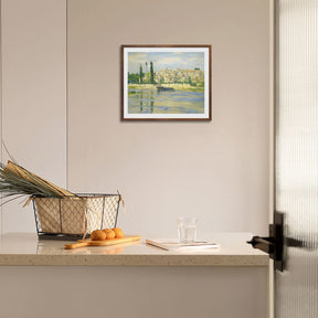 Claude Monet Wall Art Carrieres Saint Denis Poster Framed