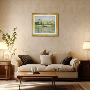 Claude Monet Wall Art Carrieres Saint Denis Poster Framed