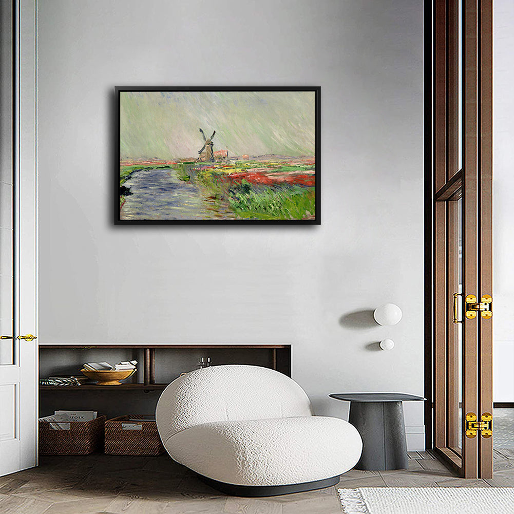 Champ De Tulipes Canvas Art